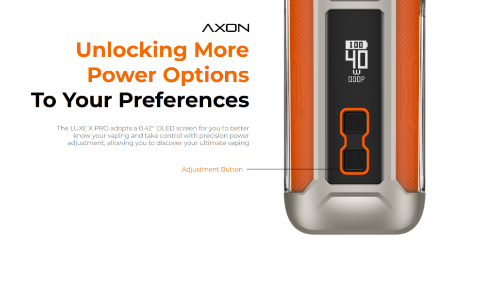 Vaporesso Luxe X Pro Options