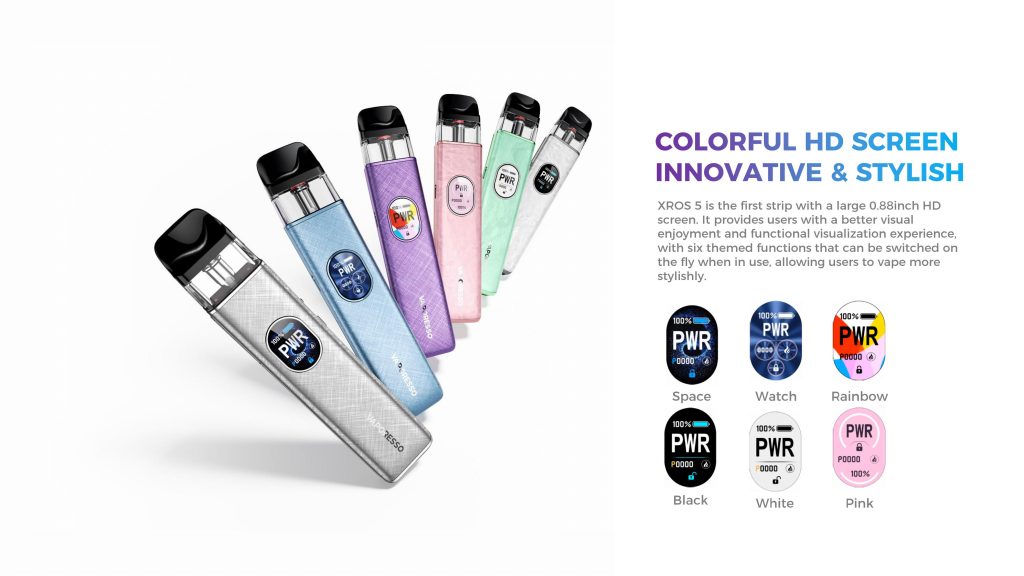 Vaporesso Xros 5 Poster Design