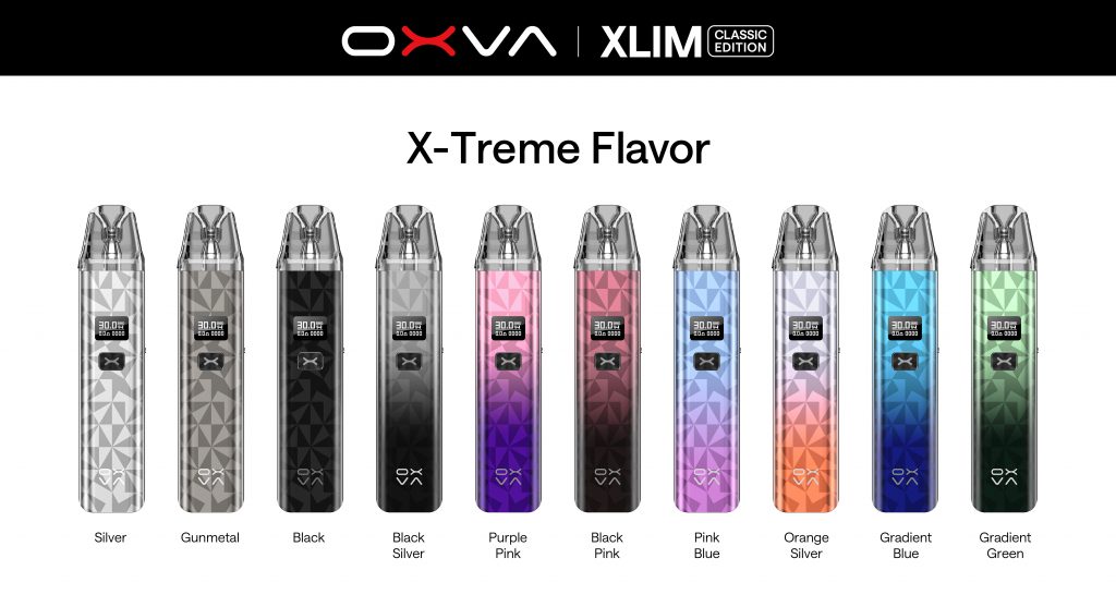 OXVA Xlim Classic Edition Refillable Kit All Colours